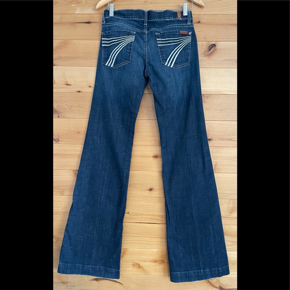 7FAM The Dojo denim flare jeans